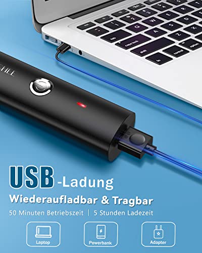 Körperrasierer Herren, Intimrasierer Mann, Body Rasierer Herren Elektrisch, Ohr- & Nasenhaartrimmer, Bodygroomer, Präzise Haarentfernung, 7-IN-1 Multi-Trimmer Kit, Wasserdichter & USB Wiederaufladbar - Image 7