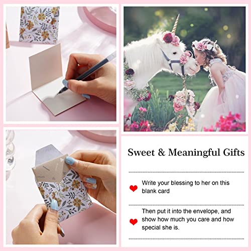 Hidepoo Girls Gifts Unicorns Gifts For Girls - Necklace For Girls Jewelry Gold Colorful Cz Heart Pendant Initial A Unicorn Necklace 6 Year Old Girl Gifts Birthday Gifts Unicorn Gifts For Girls Age 6-8 #TOP5