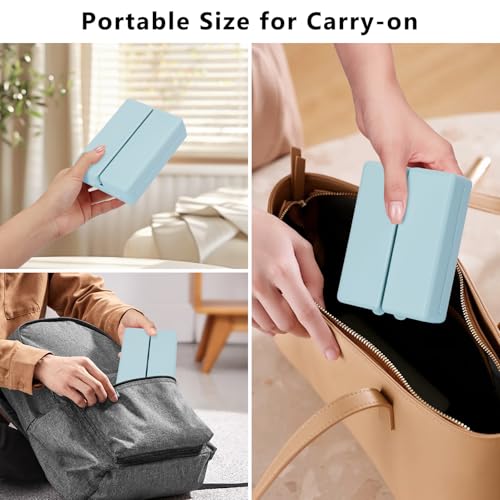 Image of FYY Travel Pill Organizer, Large Pill Box Medicine Case-2pcs Navy