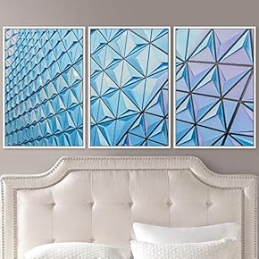 signwin 3 Piece Framed Canvas Wall Art Abstract...