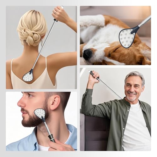 iunxkmi Back Scratcher for Adults | Back Itch Relieve | Extendable Scratcher for Men Women Portable and Lightweight