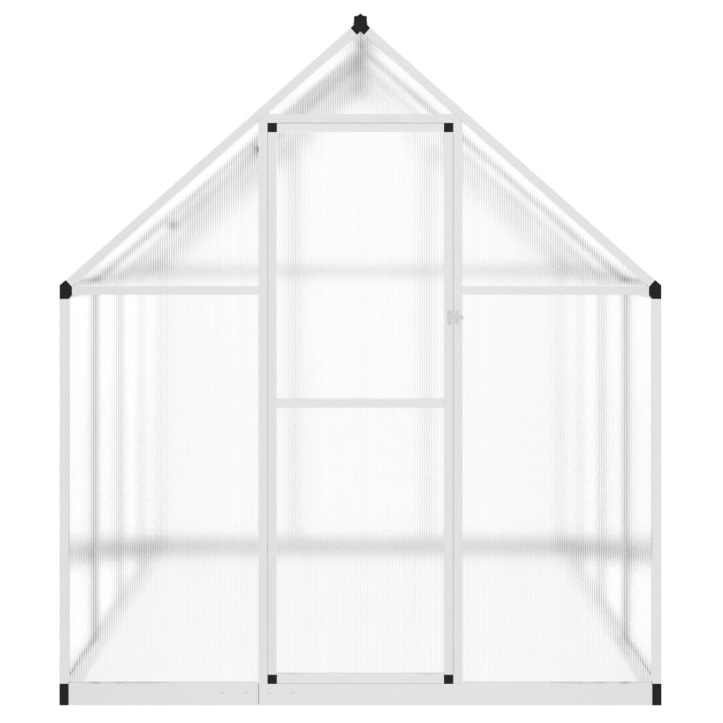 Gecheer Telaio Serra con Base Argento 224x169x195 cm in Alluminio