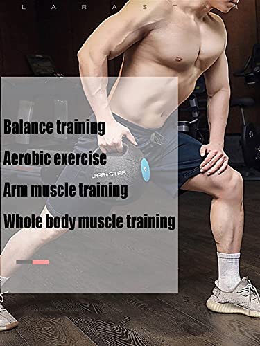 Médecine Balls HUA Ballon De Médecine Fitness Exercice 5kg, Balle Médicinale Élastique À Double Poignée, Balle De Gravité D'entraînement À L'équilibre Agile, Équipement De Fitness Multifonctionnel – Image 4