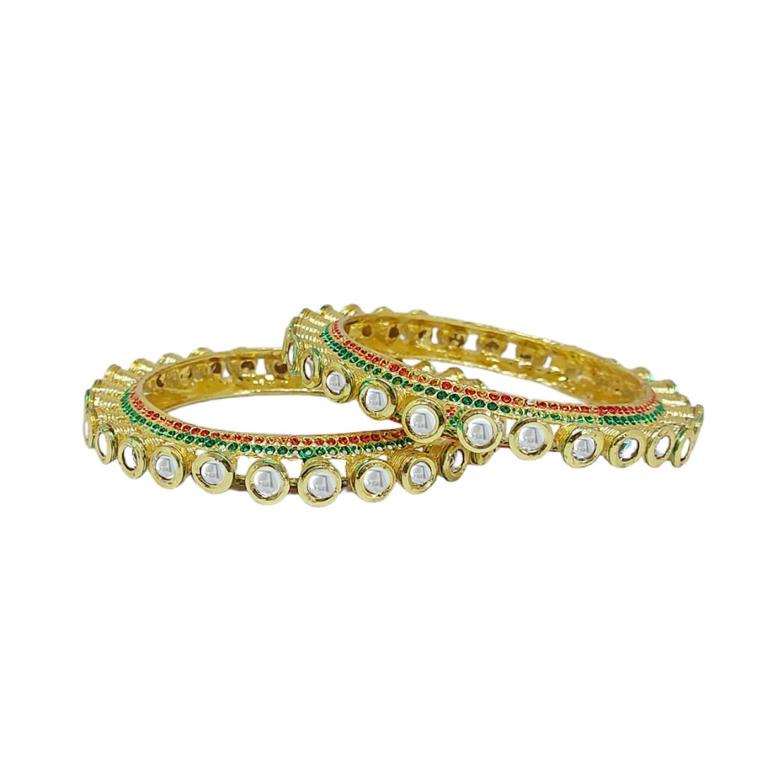 See full amazon price history chart for CHRISHAN Gold Plated Designer Kundan Pacheli Kada Set For Women And Girls. (Gold, 2.8) CHRISHAN Gold Plated Designer Kundan Pacheli Kada Set For Women And Girls. (Gold, 2.8) (B0CJL1C3K9) Amazon Price History, Amazon Price Tracker