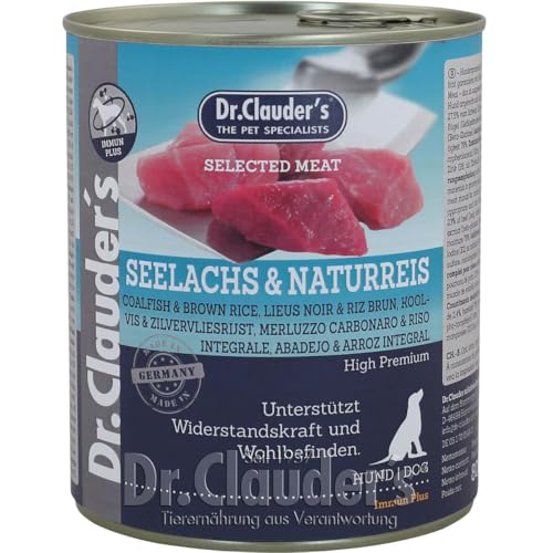 Dr. Clauders Dog Dose Selected Meat Seelachs & Reis 800g (Menge: 6 je Bestelleinheit)