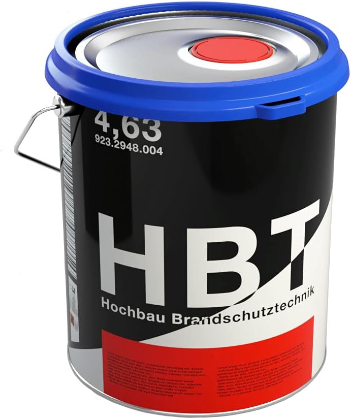HBT Fast-Dry Alkyd 4314 | Grey Metal Paint for Steel and Iron | Metal Paint RAL 7040 Rust Protection Paint for Indoor and Outdoor Use | 2 in 1 Primer and Metal Protective Paint in Window Grey | Matte