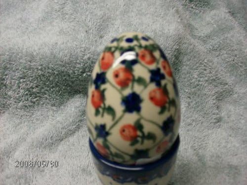 Polish Pottery Hen Size Egg