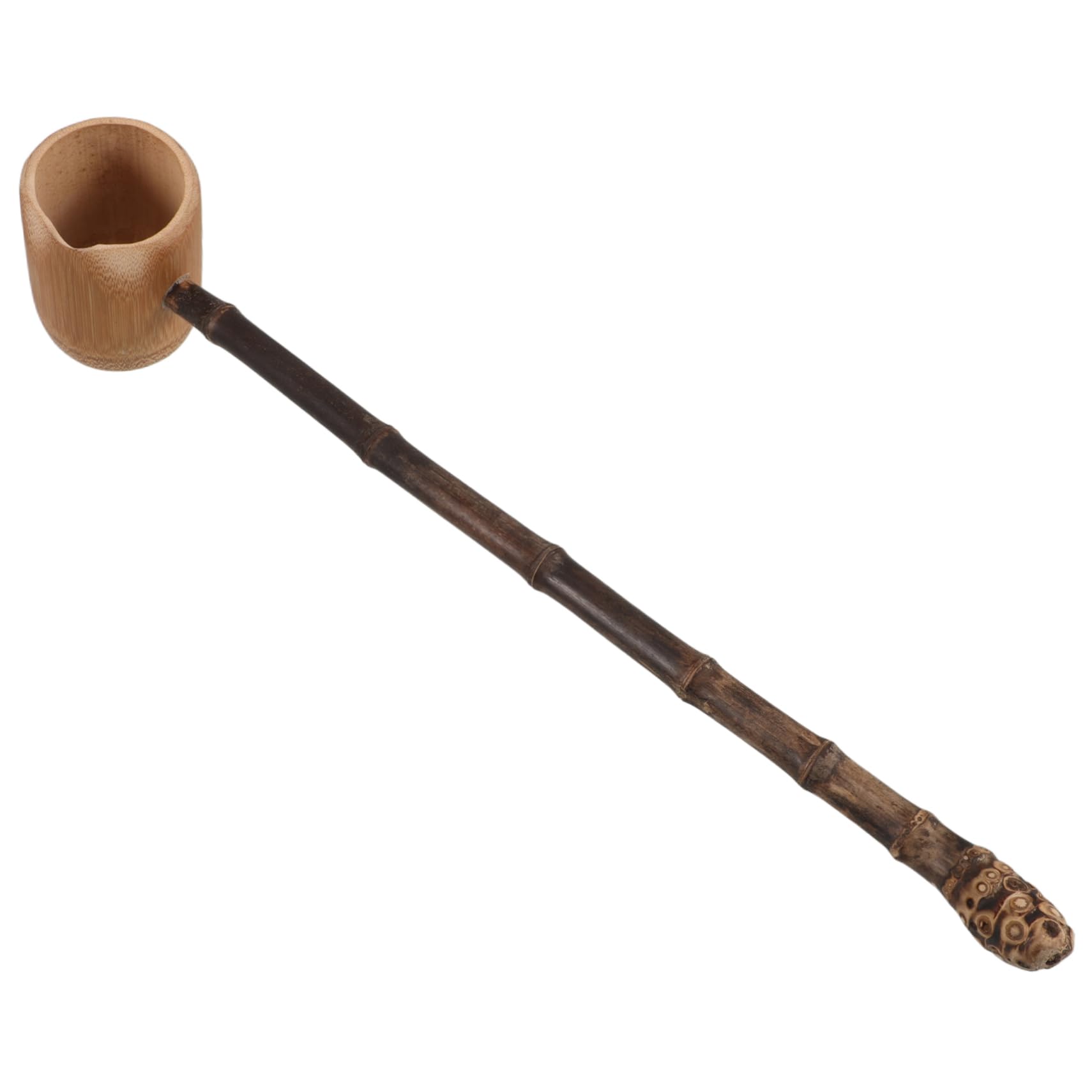 TOYANDONA Handle Water Scoop Natural Ladle for Outdoor Camping Kitchen Use and Tea Ceremonies and Water Dipper