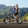 Tamobyke Electric Bike for Adults, Powerful 1000-2000W Motor, 20-24'' Fat Tire Ebikes, 48V15.6-31.2AH Battery,28-34MPH Speed, Full Suspension Hydralic Brakes Electric Dirt Bike (V20H 1000W) #5