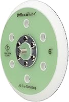 Vista 4 de Maxshine Placa de respaldo universal de doble acción de gancho y bucle de 6 pulgadas Se adapta a pulidores con rosca de 5/16 pulgadas Soporta