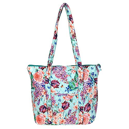 Image of Quilted Shoulder Tote Bag Handbag