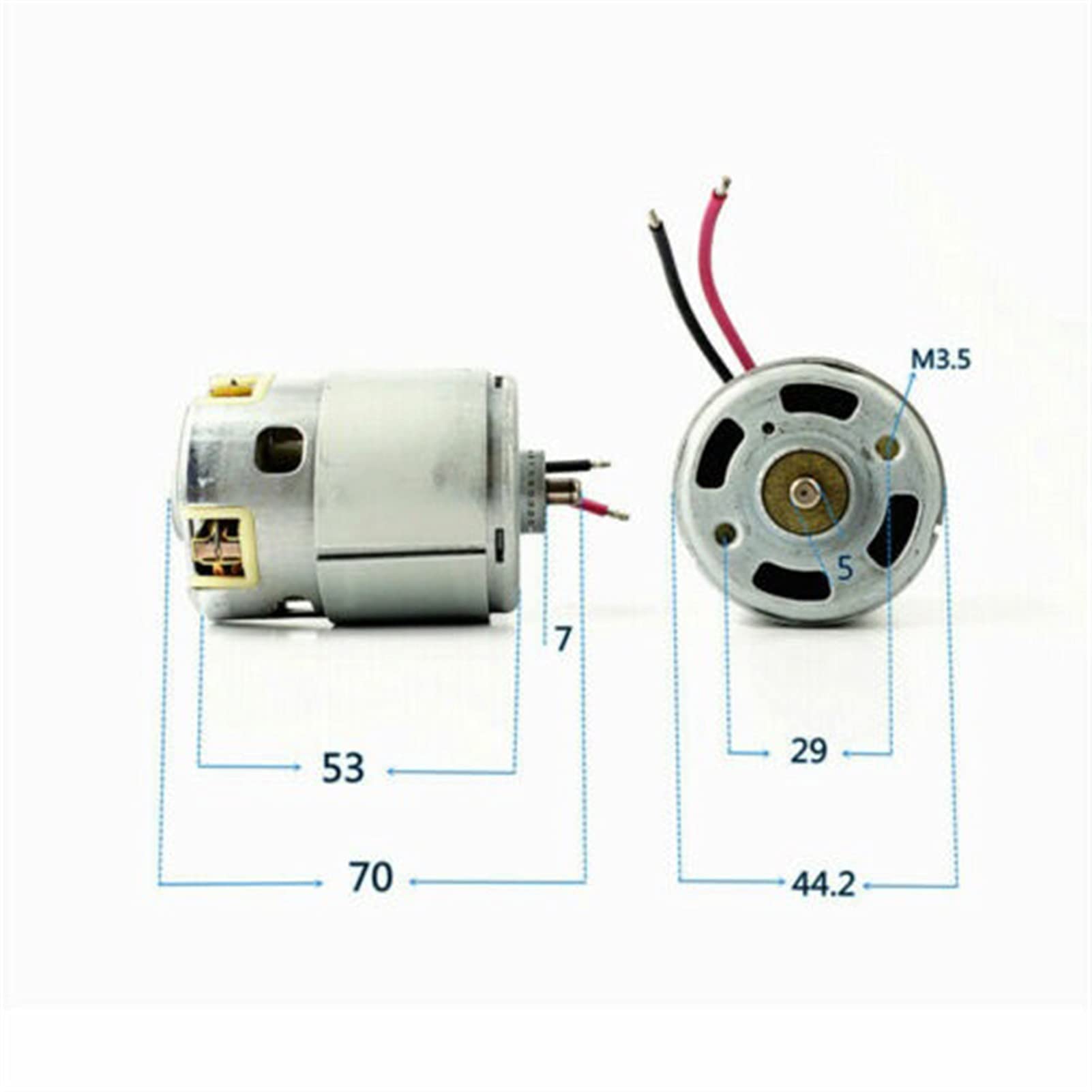 PYouo-DC silnik elektryczny do wiercenia w ogrodzie, RZ-735VA-9515 DC 12 V-18 V 20400 obr./min, silnik elektryczny o wysokiej wydajności