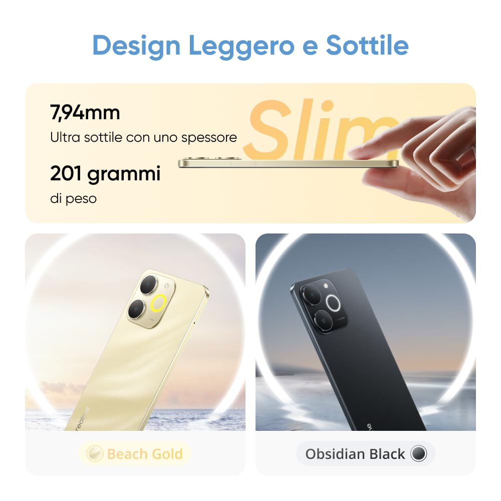 realme Note 70T Smartphone 4+256GB, 6000mAh Battery, 15W Fast