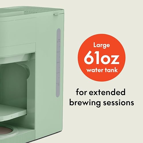 Miniatura 6 de BELLA VersaBrew - Cafetera 2 en 1, compatible con K-Cup, jarras de 3 tamaños y tazas de una sola porción, apta para lavavajillas, filtro y soporte