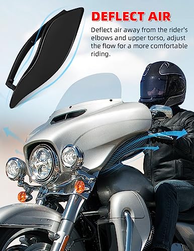Amazicha Adjustable Fairing Air Deflector Kit