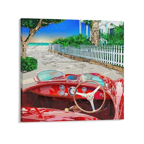 ؉pluC^A炿̐ԂʎvG{X^[  EH[A[g rO _CjO[ xbh[ Ǐ ǂ̊G24x24inch(60x60cm)