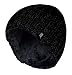 Heat Holders - Men's Thermal Fleece Ribbed Knitted Winter Hat 3.4 Tog - One Size (Black)