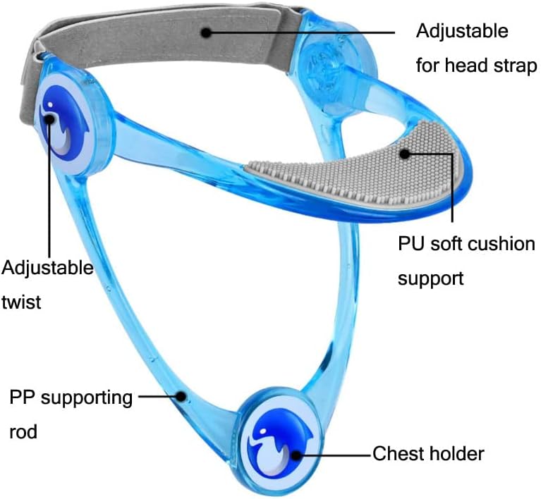 Miniatura 2 de Soporte de cuello cervical ajustable para cuello, evita caídas de cabeza, protector ortopédico para estirador de cuello en casa, banda de fijación