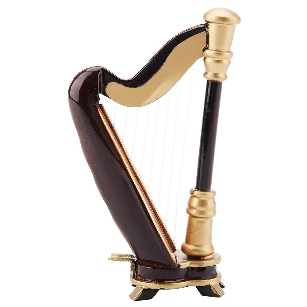 Confezione Regalo Mini Strumento Musicale Arpa Modello Gioielli Decorazione
