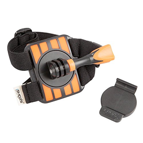 Adatta per mute in neoprene iSHOXS Hand Strap Set, fascia da polso/braccio flessibile e regolabile per telecomando GoPro Wi-Fi Remote e GoPro, con inserto antiscivolo, adatta anche per mute in neoprene