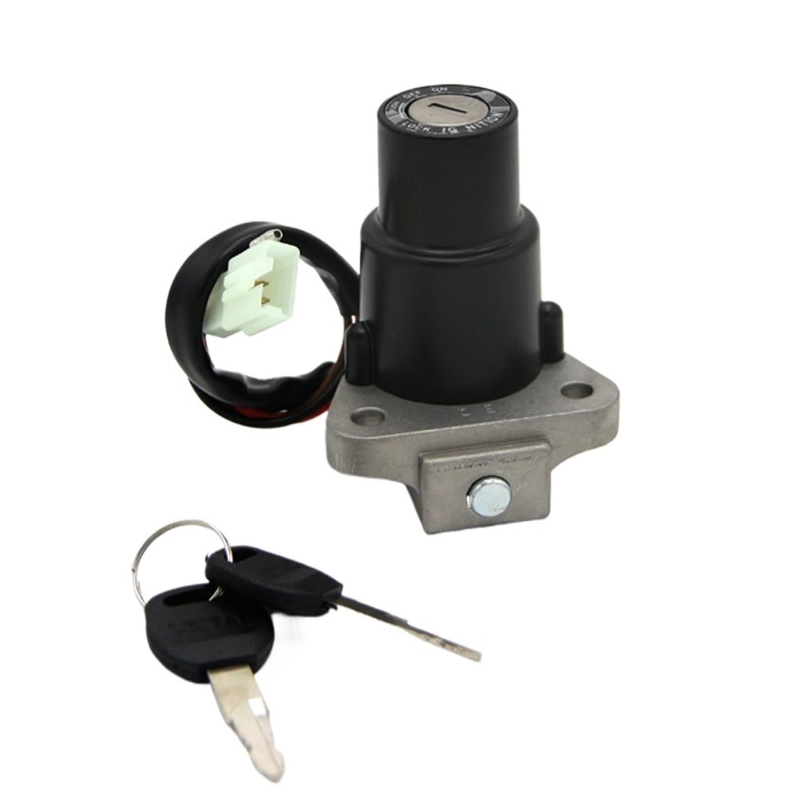 Cerradude encendido con llaveJuego Ajuste para Yamaha FJ600 FJ1100 FJ1200 FZ750 FZR750 FZR1000 SR250 piezas interruptor de arranque juego de llaves de bloqueo