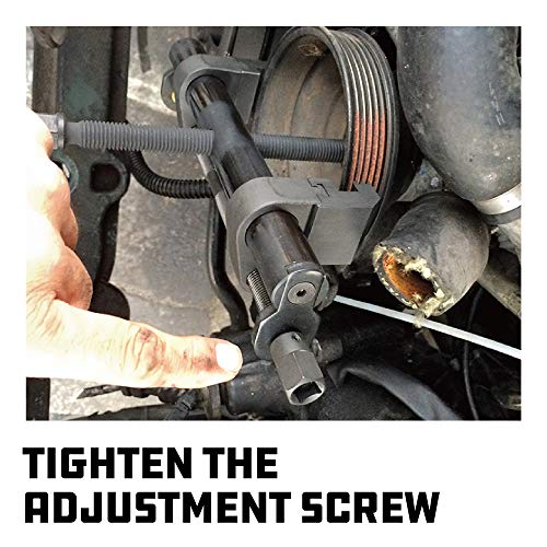 Powerbuilt Universal Pulley Puller Kit, Specialty Engine and Drive Train Tool Set, Remove Serpentine Pulleys, Service Car Vehicles, Storage Case 648443