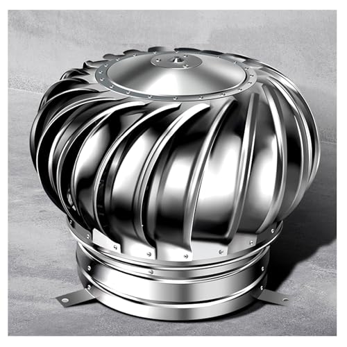 Ventilation à capuchon rotatif en acier inoxydable pour cheminée