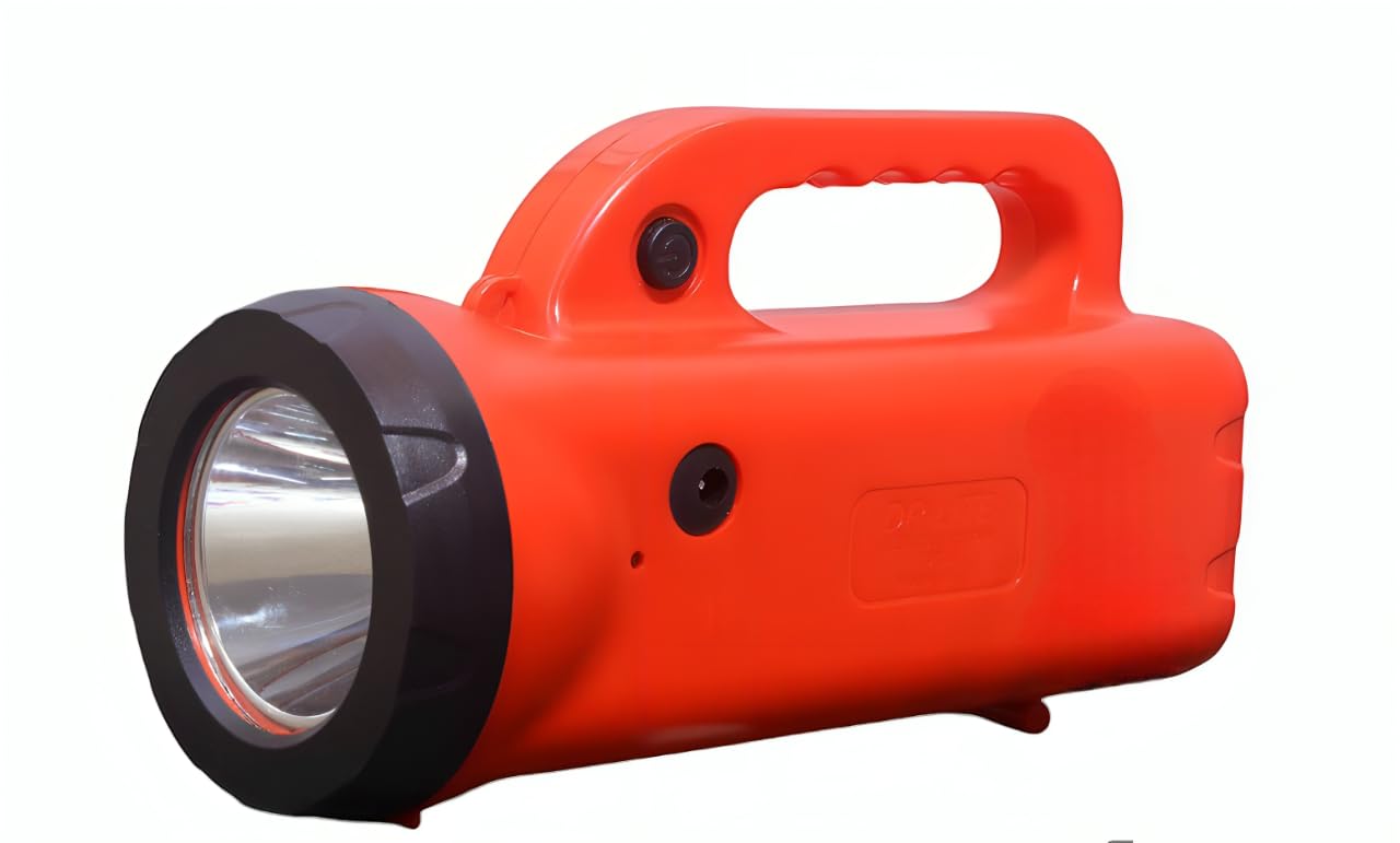 DR LITE Kisan ABS Plastic Torch Having 4500 mAh Battery with 10 Hours Backup (Red)-picture-40