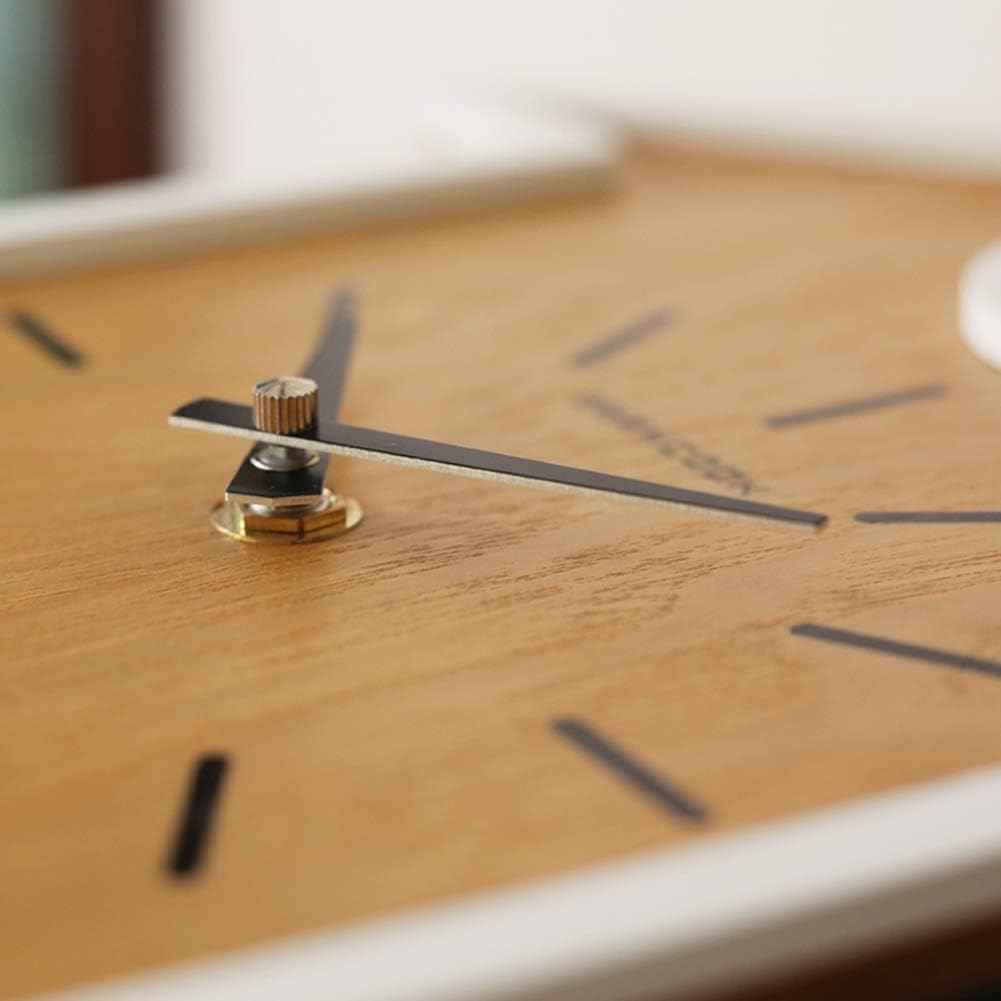 SHISEDECO Modern Cucu Wall Clock with Pendulum and Striking Small Cute Bird, Natural Cuckoo Call, Simple Fashion Wood Creative Unique Home Decoration for Living Room, Kitchen, Office (White)