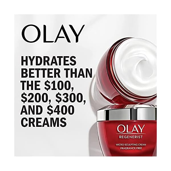 Olay Regenerist Retinol 24 Max Moisturizer, Retinol 24 Max Night Face Cream + Olay Regenerist Micro-Sculpting Cream Face Moisturizer + Whip Face Moisturizer Travel/Trial Size Gift Set