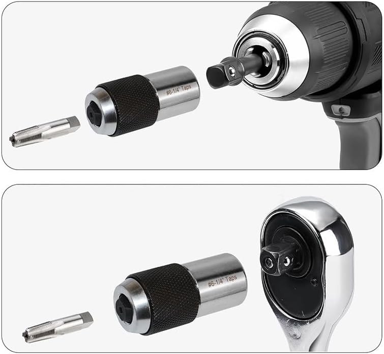 Miniatura 6 de Juego de 3 llaves de grifo, juego de 3 piezas con adaptador de enchufe de 38 pulgadas, herramientas extractoras de grifo ajustables para reparación