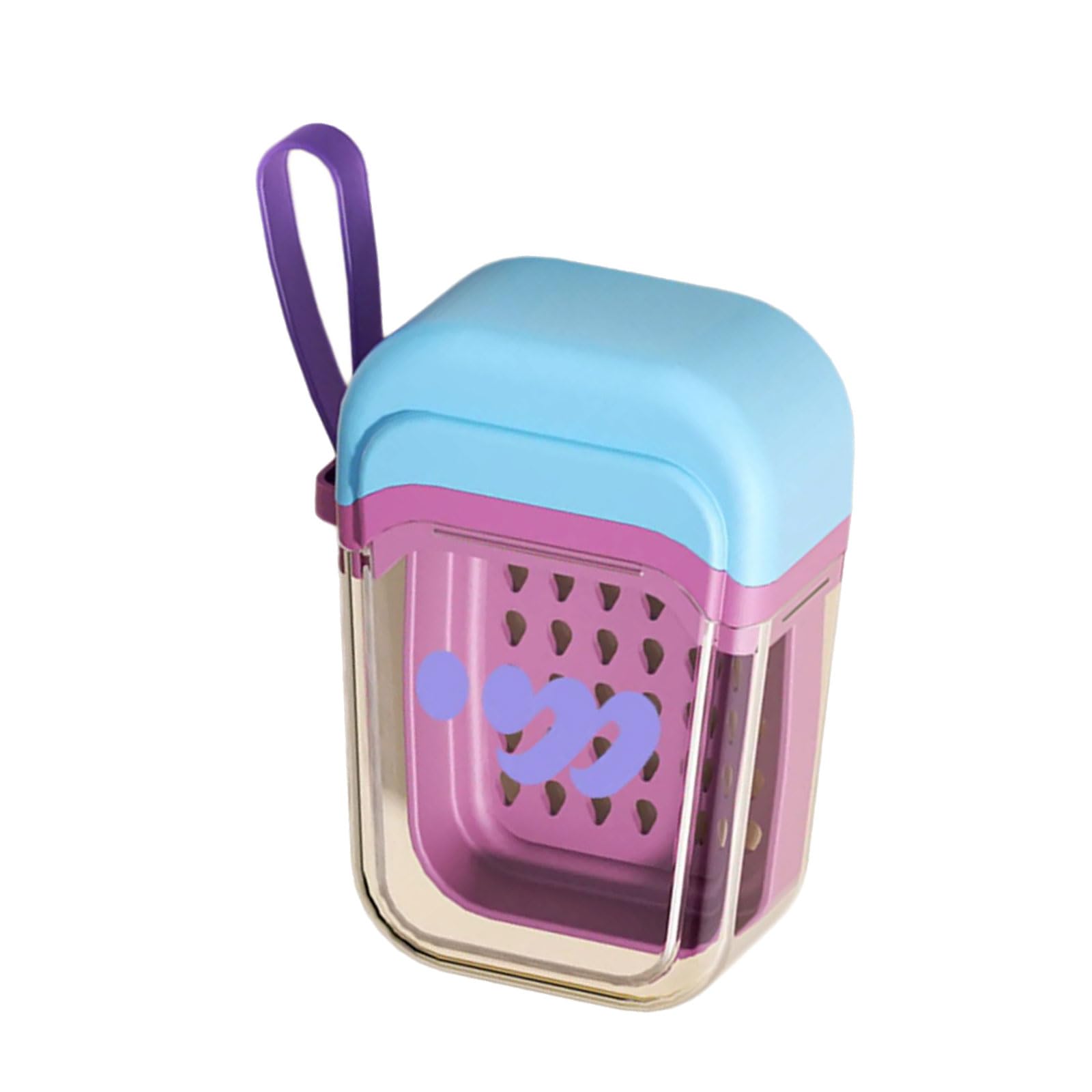 Kalttoy B Soap Holder Ox With Tight Lid And Ventilation Holes Large Capacity Travel Friendly Athroom Storage Solution Double Layer Soap Ox