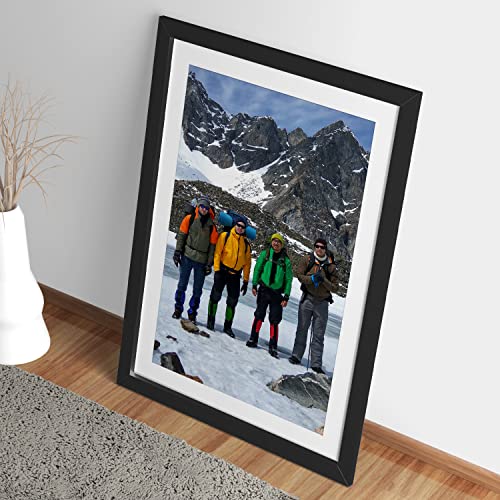 Image of Ritwika's Personalized Photo Frame With Your Picture | Customised Gift For Anniversary, Birthday, Wedding, Couples | Sizes 9.5 inch x 13.5 inch, Set of 1 and Two Frame Colours