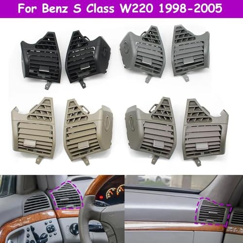 Buse de ventilation Mercedes W220 gauche cassée solution - 2