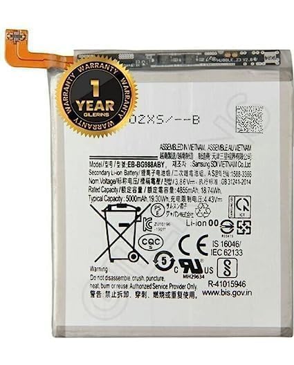 Original EB-BG988ABY Battery for Samsung Galaxy S20 Ultra Battery with 1 Year Warranty**** (EB-BG988ABY)