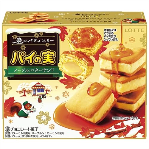 ロッテ パイの実メープルバターサンド 69gのサムネイル