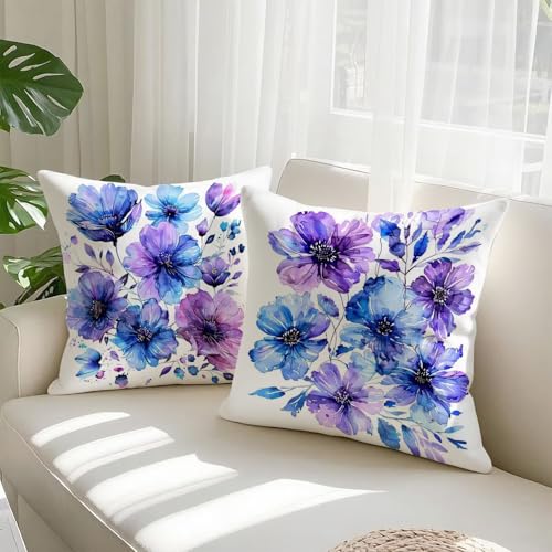Housse coussin 55x55cm velours imperméable avec zip invisible - 3