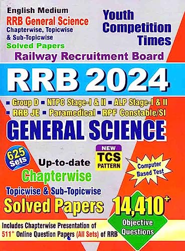 Youth Competition Times RRB General Science Chapterwise Solved Papers | ENGLISH MEDIUM