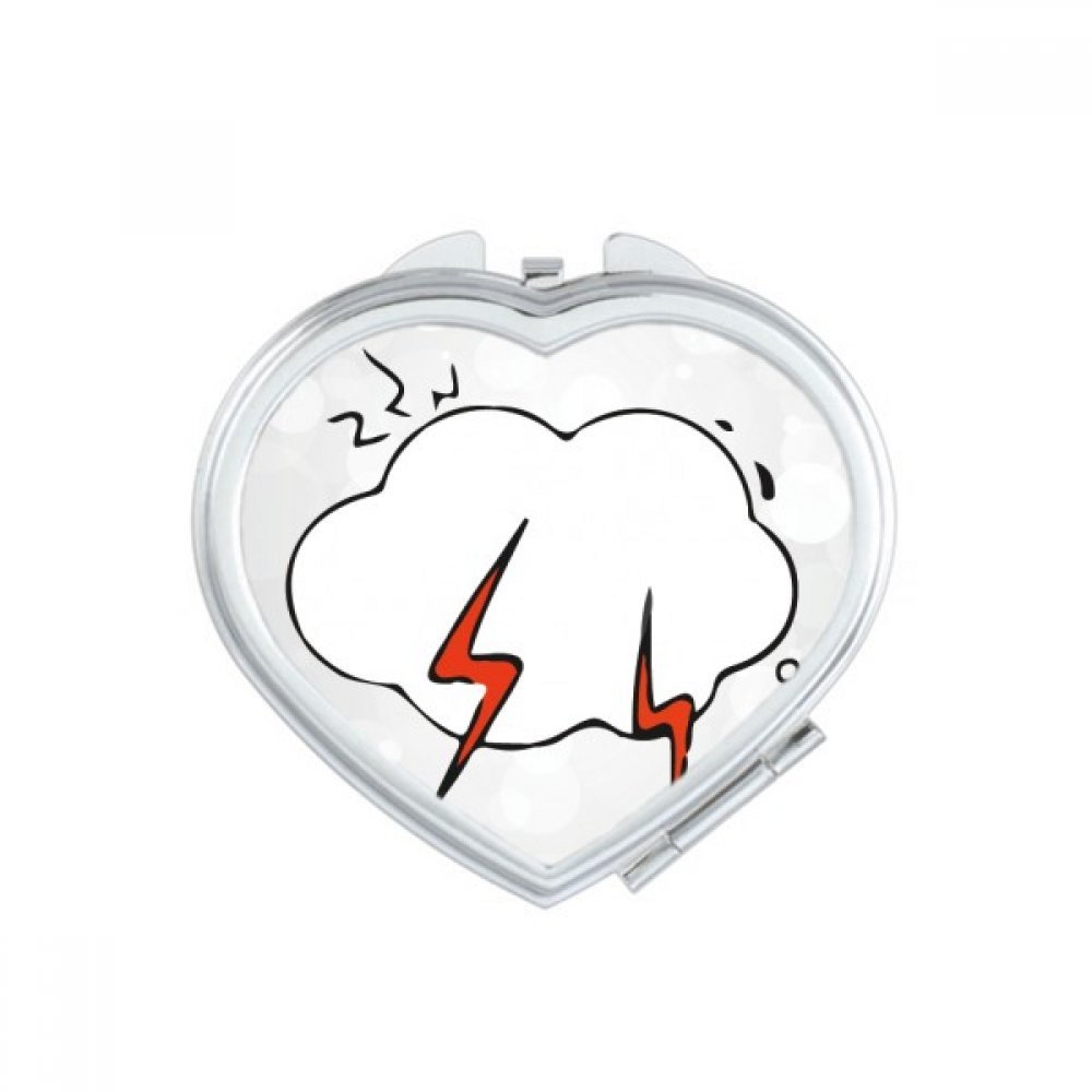 Miroir de poche à la main motif soleil mignon une idée cadeau originale pour femme