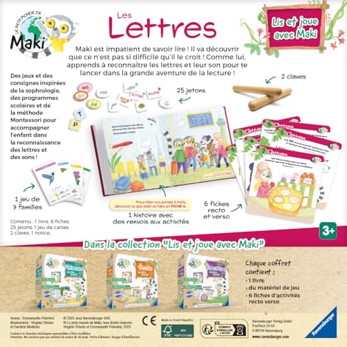 Lis et joue avec Maki Les Lettres Ravensburger Jeux France - vue 4