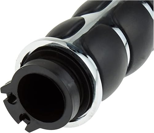 Miniatura 4 de Kuryakyn 6337 Empuñaduras de manillar ISO Premium para acelerador y embrague motocicletas Honda & Triumph, negro brillante, 1 par
