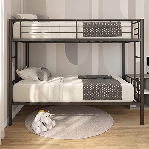 Gnixuu Metal Bunk Bed Twin Over Twin Sturdy Heavy Duty Bunk Beds With 2 Side Ladders, Space Saving, No Box Spring Needed, For Boys Girls Teens Adults #TOP6
