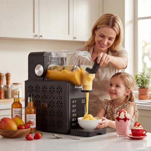 Image of QIDO 88oz Slushie Machine for Home, Frozen Drink Maker,No Ice Needed | 6 Presets, Digital Temp Control, Quiet & Self-Cleaning,Ideal for Margaritas, Smoothies, Bars, and Cafes