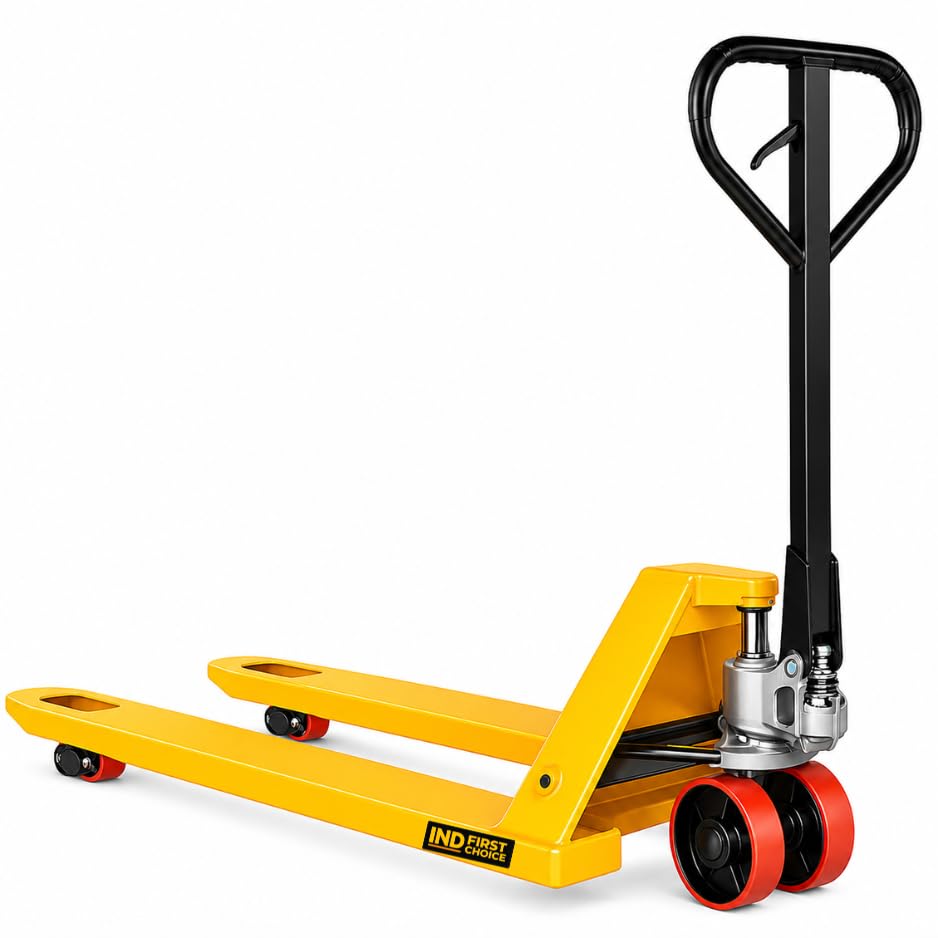 3 Ton Hand Pallet Truck 1150×550 mm | Heavy Duty Hydraulic Pallet Jack | 3000 kg Capacity | PU Wheels | Manual Material Handling Trolley | Pack of, 10-image-41