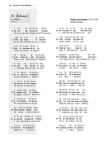 Gateway to French Melodies: An Anthology of French Song and Interpretation- Low Voice and Piano (Book & CD) (Gateway Series) (French Edition) - Image 5