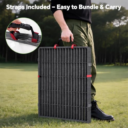 Image of Mr IRONSTONE Dog Playpen with Anti-Rust Coating - 32 inch Height 16 Panels Portable & Foldable Indoor /Outdoor Pet Fence for Large, Medium, or Small Dogs - Durable Exercise Pen