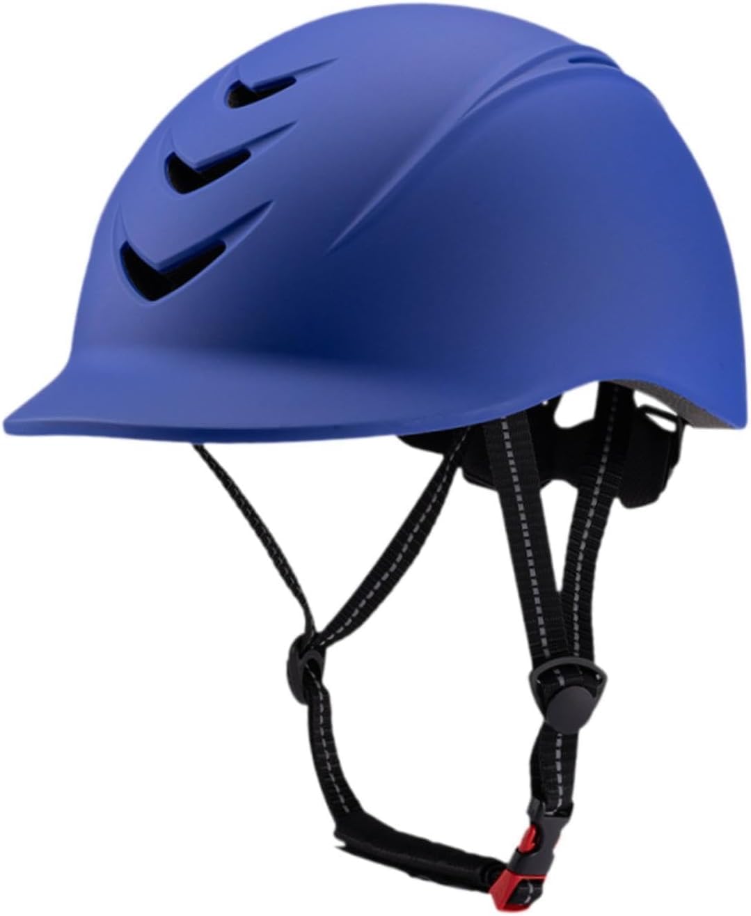 Kask jeździecki Kask jeździecki, Kask jeździecki Wygodny regulowany kask rowerowy Lekki Dorośli Mężczyźni Kobiety Czapka jeździecka(Blu)