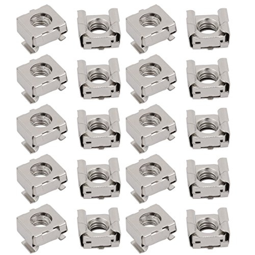 Uxcell M6 Käfigmutter 20 Stück Server-Rack