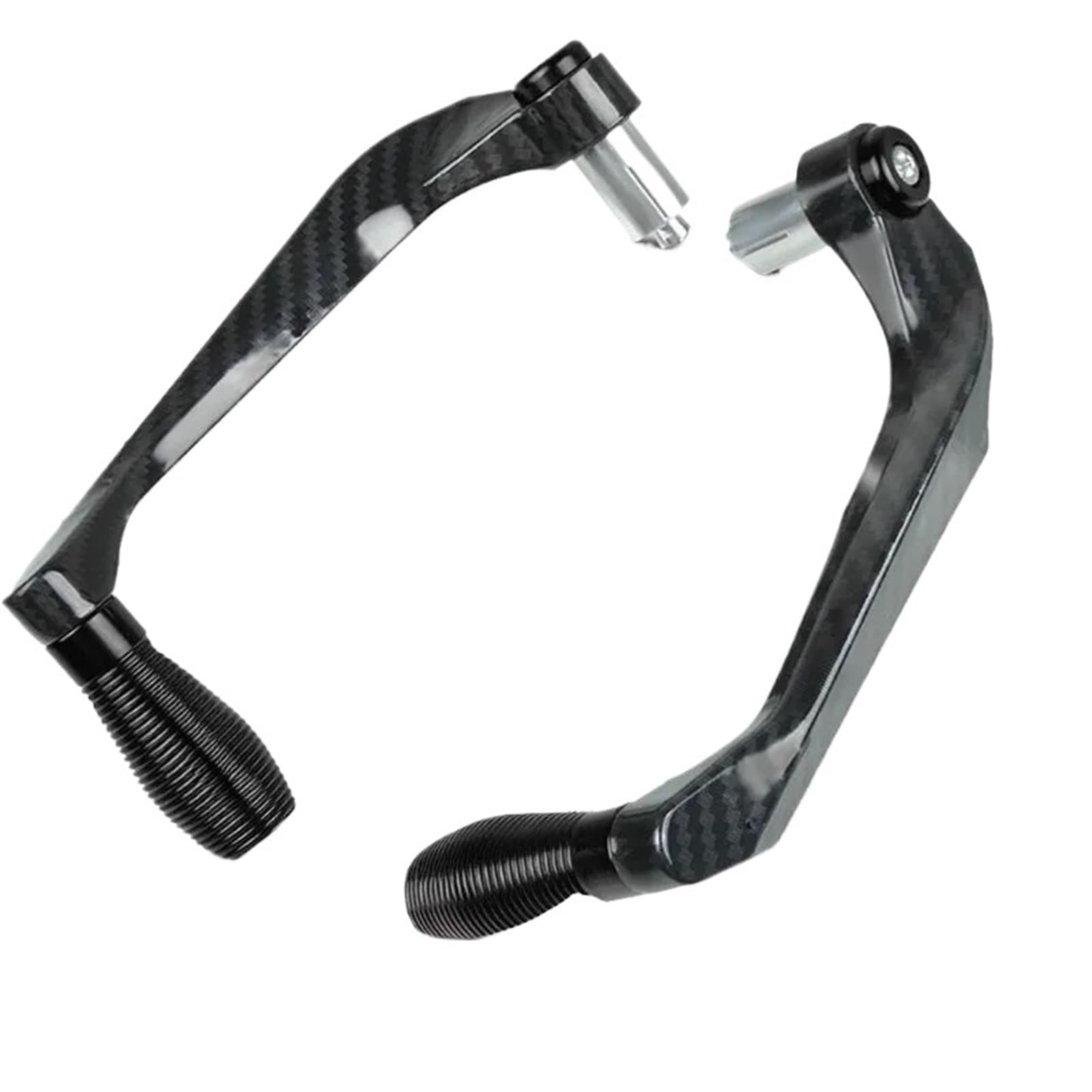 THUJMGH Motorbike Handguards Motorcycle Alloy Carbon Fiber Handlebar Brake Clutch Lever Hand Guard Protector Modification Accessories Handguard Motorcycle handguards(A)