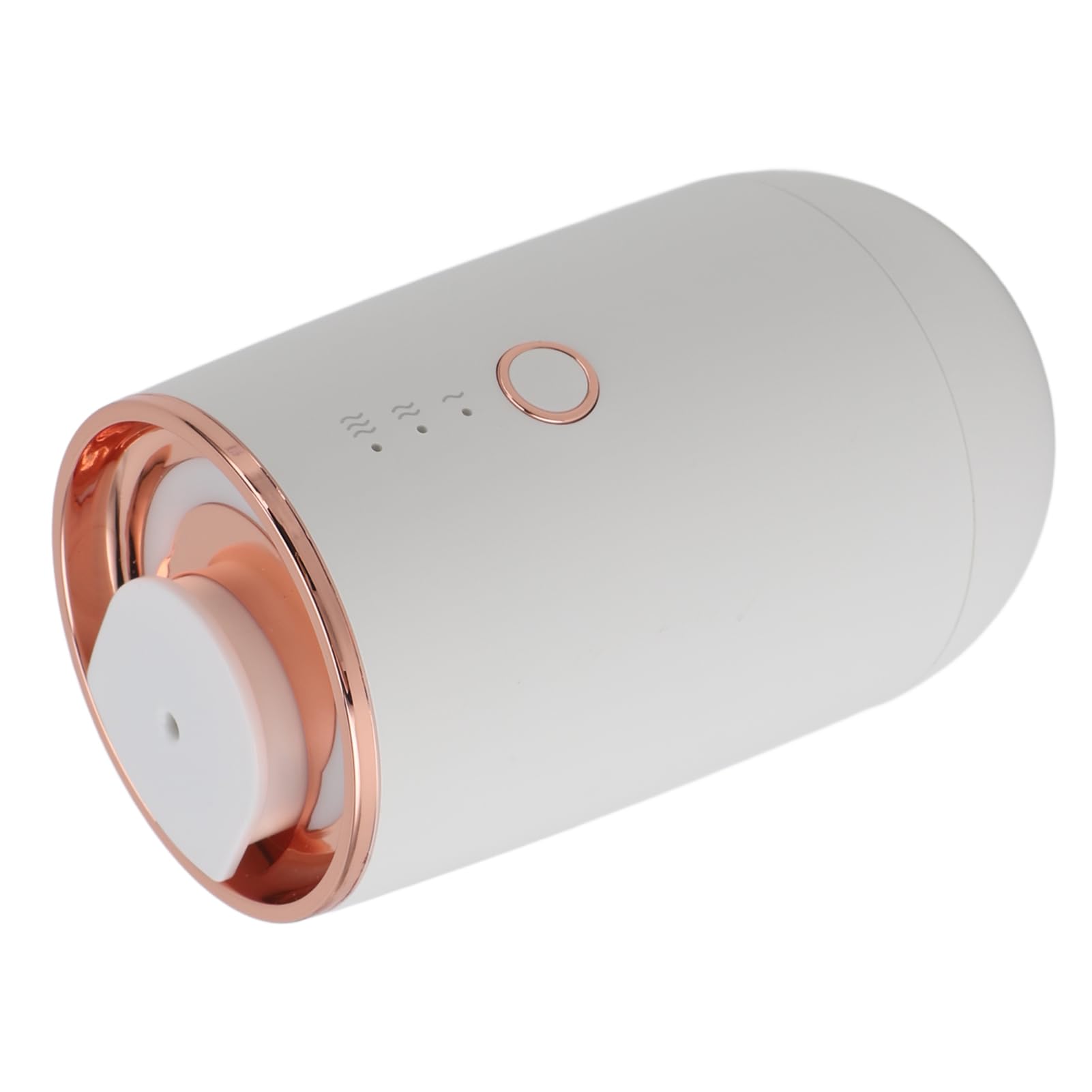 Sorandy Difusor para Automóvil, Difusor de Aceites Esenciales con Capacidad de Botella de 15 Ml, de Diseño Compacto con Batería Recargable, Ideal para Vehículo, Hogar y Oficina (White)